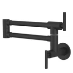 Gimili Pot Filler Faucet Matte Black Wall Mount Folding Over Stove Double Joi.... Fixed Price $87.77.
