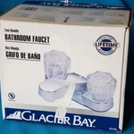 Glacier Bay 2 Handle Counterset Bath Faucet Polished Chrome 833-011G New!!. Fixed Price $29.99.