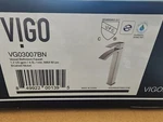 Vigo Deck Mounted High Arc Silver Kitchen Faucet - VG03007BN. Fixed Price $75.98.