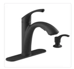 Kohler Mistos Single-handle Pull-out Sprayer Kitchen Faucet Matte Black. Fixed Price $62.55.