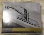 Oakbrook Essentials One Handle Chrome Kitchen Faucet Open Box But New. Fixed Price $49.99.